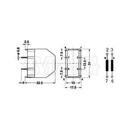 Slika za INDUKTIVNOST RSD V-3240 3,3mH 4A