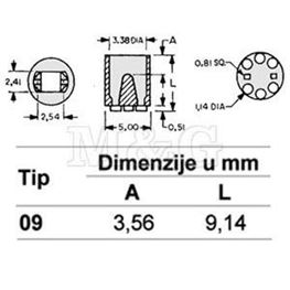 Slika za ODSTOJNIK LE DIODE 309