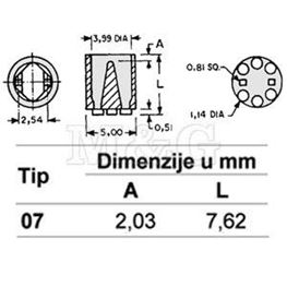 Picture of ODSTOJNIK LE DIODE 507