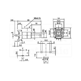 Picture of PREKIDAČ ENCODER 12 PULSA EC12E1220813