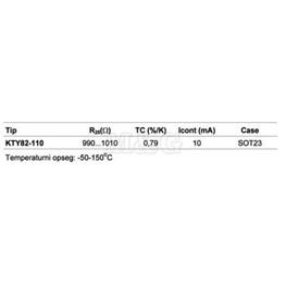 Picture of SENZOR TEMPERATURE KTY 82-110