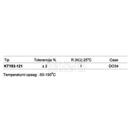 Picture of SENZOR TEMPERATURE KTY 83-121