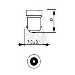 Picture of SIJALICA BA7S 12V 100mA 1,2W