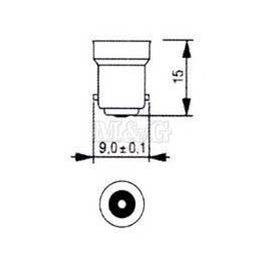 Picture of SIJALICA BA9S 12V 100mA 1.2W