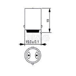 Slika za SIJALICA HALOHENA BA15d 220V 50W