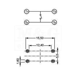 Picture of TASTER SMD TACTMS-24N