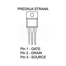 Slika za TRANZISTOR FQPF20N06