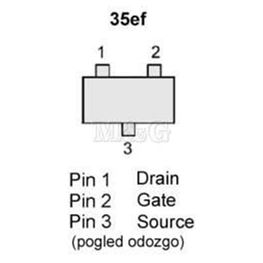 Slika za TRANZISTOR BF 999 Smd