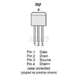 Slika za TRANZISTOR IRFU 9024 Smd