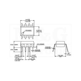 Slika za EEPROM IC EE 24LC02 B/P