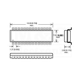 Slika za MICROCHIP PIC 16C72A-20/SO