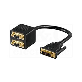 Picture of KABL ADAPTER DVI-I/2X VGA