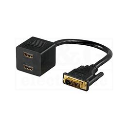 Picture of KABL ADAPTER DVI-D M/2X HDMI Ž