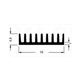 Picture of ALUMINIJUMSKI HLADNJAK IC 19