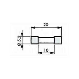 Slika za OSIGURAČ 5x20 BRZI 250V 1,6A