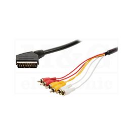 Picture of KABL SCART / 6X ČINČ M 1,2m