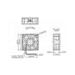 Slika za VENTILATOR DC 12V 92X92X38 SUNON