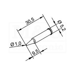 Slika za VRH LEMILICE ERSA 102PDLF10