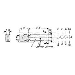 Picture of LE DIODA OKRUGLA 10MM 3 CRVENA