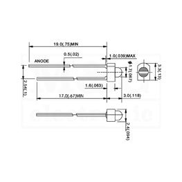 Slika za LE DIODA MIKRO 1,8MM PLAVA