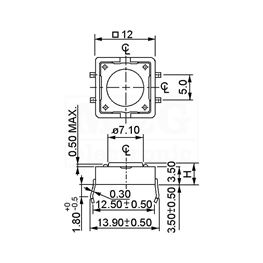 Picture of TASTER IMPULS DTS-21N