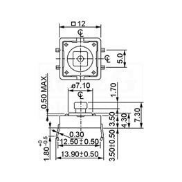 Slika za TASTER IMPULS DTS-24N