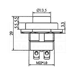 Picture of TASTER ZA AUTO A2-5AS-BB