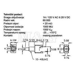 Picture of TASTER SUB.MIN.PRINT VERTIKALNI