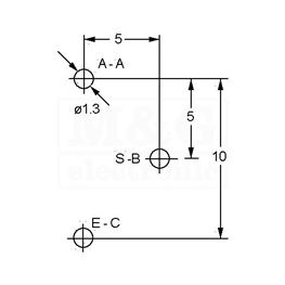 Slika za POTENCIOMETAR TRIMER CA14NH 25K