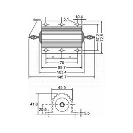 Slika za OTPORNIK ZA HLADNJAK 200W 220R