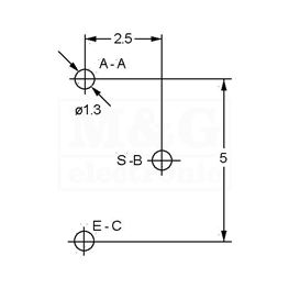 Slika za POTENCIOMETAR TRIMER CA9PH 100R