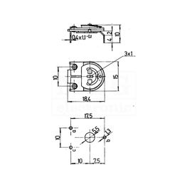 Slika za POTENCIOMETAR TRIMER Ei DP60A 150K