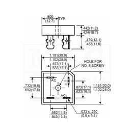 Slika za GREC ISPRAVLJAČ KBPC3510 1000V 35A