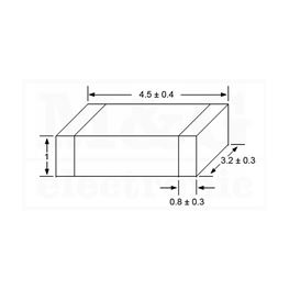 Slika za KONDENZATOR SMD KERAMIČKI MLCC 1812 330nF