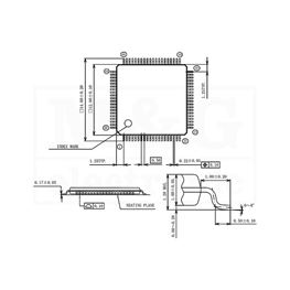 Picture of MICROCHIP PIC30F6013A-30I/PF