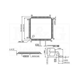 Picture of MICROCHIP PIC30F6010A-30I/PF