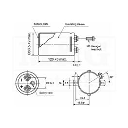 Slika za KONDENZATOR EL. SN 2200µF  450V Samwha