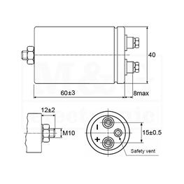 Slika za KONDENZATOR EL. SN 3300µF 63V Conis