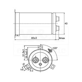 Picture of KONDENZATOR EL. SN 4700µF 63V Conis