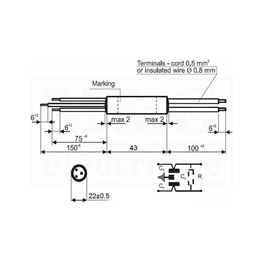 Picture of KONDENZATOR RSO KSPpz 0,22µF+2X2,7nF