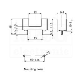 Slika za NOSAČ OSIGURAČA 5X20 PCB PTF/76