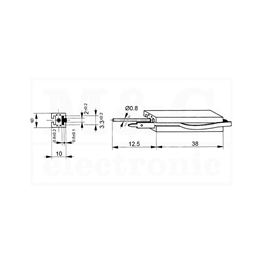 Slika za OTPORNIK KERAMIČKI 5,5W O 820R