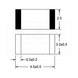 Slika za KONDENZATOR SMD BLOK 100nF 100V