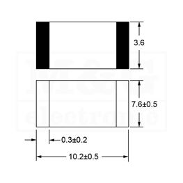 Slika za KONDENZATOR SMD BLOK 1,0µF 63V