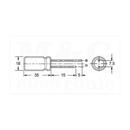 Picture of KONDENZATOR EL. V 6800µF 25V