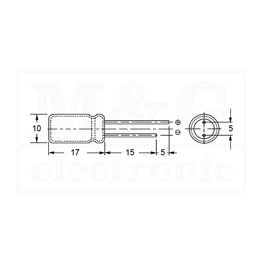 Picture of KONDENZATOR EL. V 3,3µF 450V