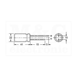 Picture of KONDENZATOR EL. V 10000µF 25V