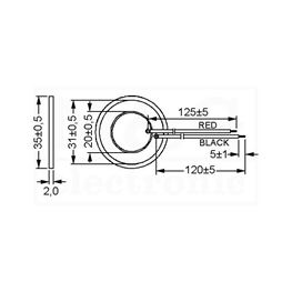 Picture of PIEZO ELEMENT PB-3112Q