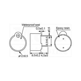 Slika za PIEZO ELEMENT PB-1224PE-05Q