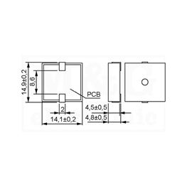 Picture of PIEZO ELEMENT PT-1440MQ